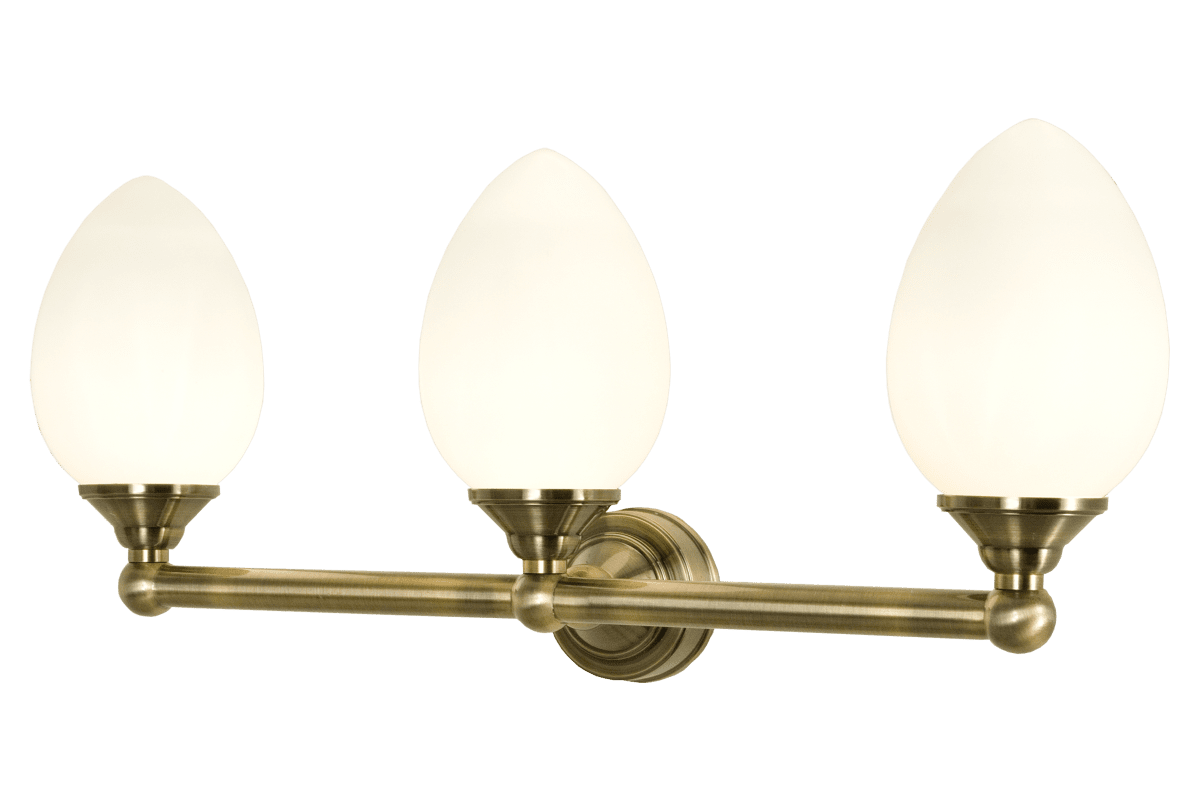 Luigi 55cm Antiquität badezimmerlampe Von Aneta Lighting - Das klassische Design fügt sich problemlos in unterschiedliche Einrichtungsstile ein und sorgt für zeitlose Eleganz.