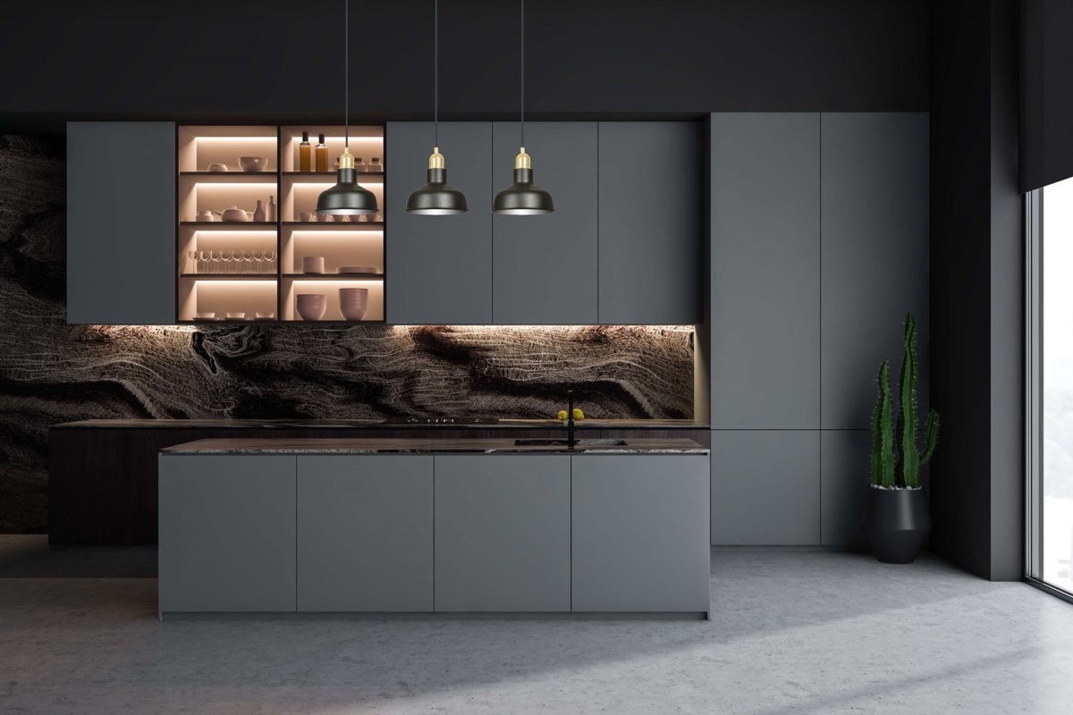 Ibor 72cm Schwarz hängelampe Von Emibig Lighting - Die Lampe Ibor ist eine moderne Serie mit einfacher Form und stilvollem Design.