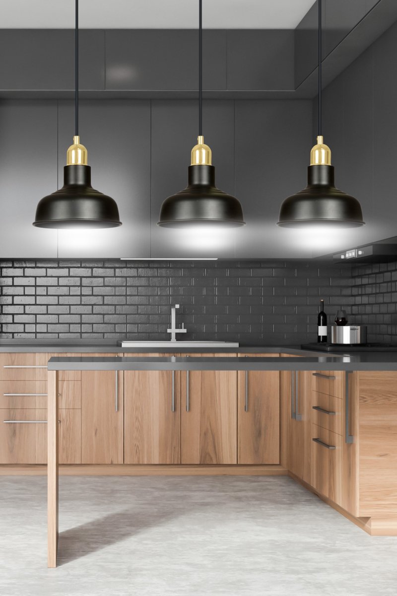 Ibor 72cm Schwarz hängelampe Von Emibig Lighting - Die Lampe Ibor ist eine moderne Serie mit einfacher Form und stilvollem Design.