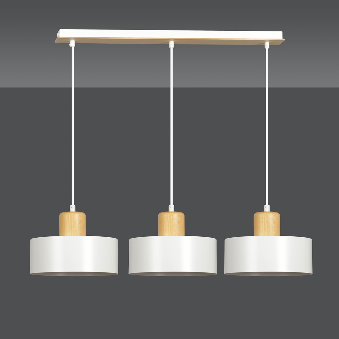 Torin 80cm Weiß hängelampe Von Emibig Lighting - Torin ist eine moderne Deckenleuchtenserie mit schlichter Form und stilvollem Design &ndash; ein Modell, das in fast alle Inneneinrichtungen passt.
