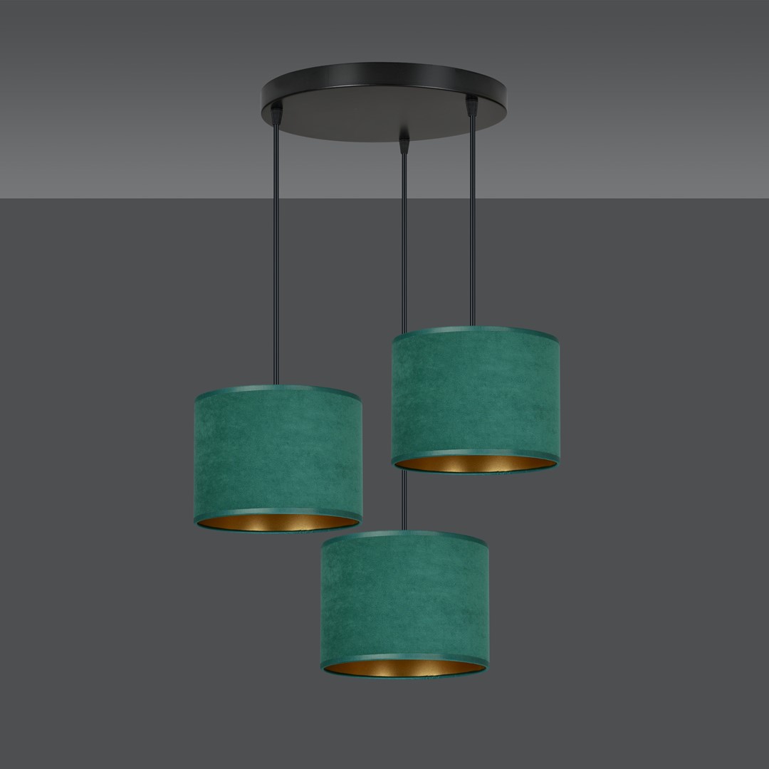 Hilde Ø50 Grün hängelampe Von Emibig Lighting - Die einfache Konstruktion und das elegante Farbschema machen Hilde zu einer vielseitigen Wahl, die sich in viele verschiedene R&auml;ume und Stile einf&uuml;gt.