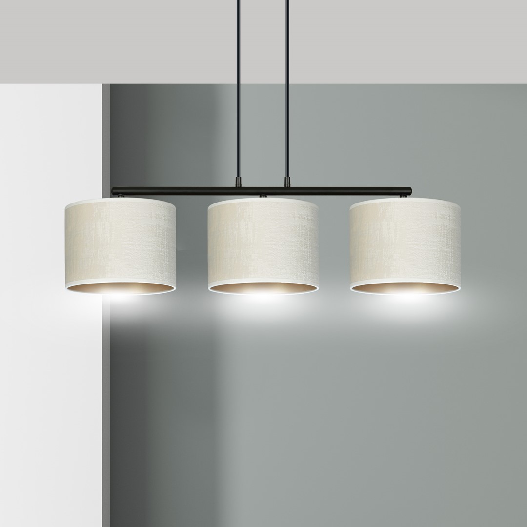 Hilde 72cm Beige hängelampe Von Emibig Lighting - Die einfache Konstruktion und das elegante Farbschema machen Hilde zu einer vielseitigen Wahl, die sich in viele verschiedene R&auml;ume und Stile einf&uuml;gt.