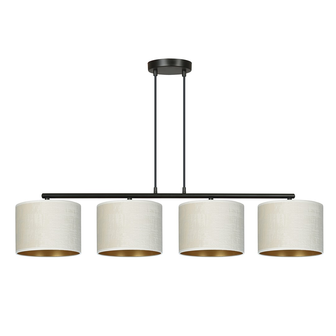 Hilde 100cm Beige hängelampe Von Emibig Lighting - Die einfache Konstruktion und das elegante Farbschema machen Hilde zu einer vielseitigen Wahl, die sich in viele verschiedene R&auml;ume und Stile einf&uuml;gt.