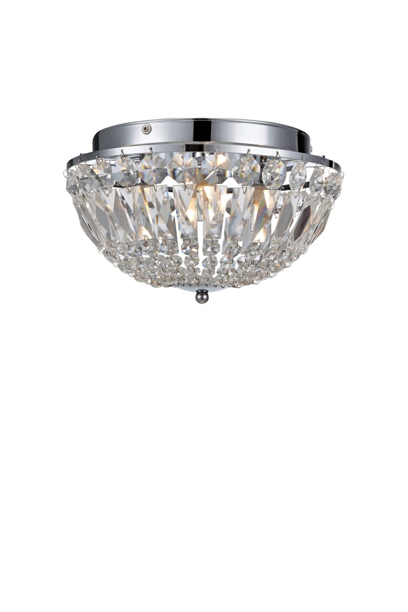 Estelle Ø30 Chrom badezimmerlampe Von Markslöjd - Diese Badezimmer-Deckenleuchte ist die perfekte Wahl f&uuml;r alle, die ihrem Zuhause einen Hauch von Glamour verleihen m&ouml;chten.