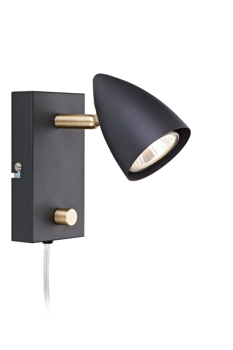 Ciro Schwarz leselampe Von Markslöjd - Das kompakte Design und die einfache Montage machen es zu einer eleganten und stilvollen Wahl f&uuml;r alle Arten von Inneneinrichtungen.