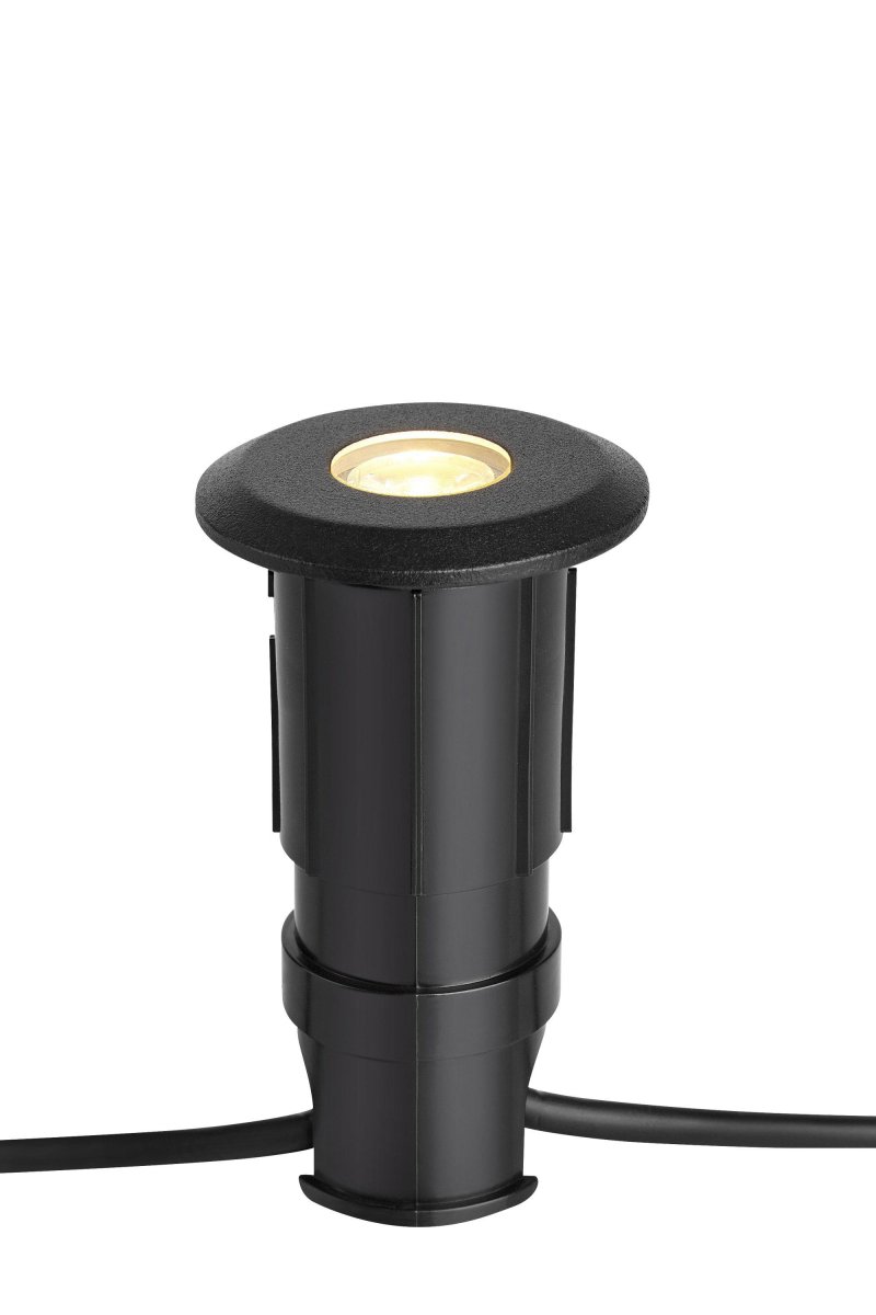 Terrasseneinbauspot 3W Schwarz Garden 24 Von Markslöjd - Garden 24 verf&uuml;gt &uuml;ber die Schutzart IP44 und ist f&uuml;r die Garten- und Au&szlig;enbeleuchtung geeignet, die Sie einfach installieren k&ouml;nnen.