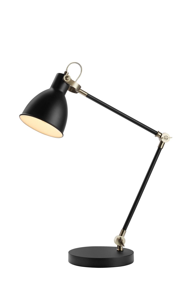 House 62cm Schwarz schreibtischlampe Von Markslöjd - House ist eine stilvolle und praktische Schreibtischlampe, perfekt für das Büro oder Arbeitszimmer.
