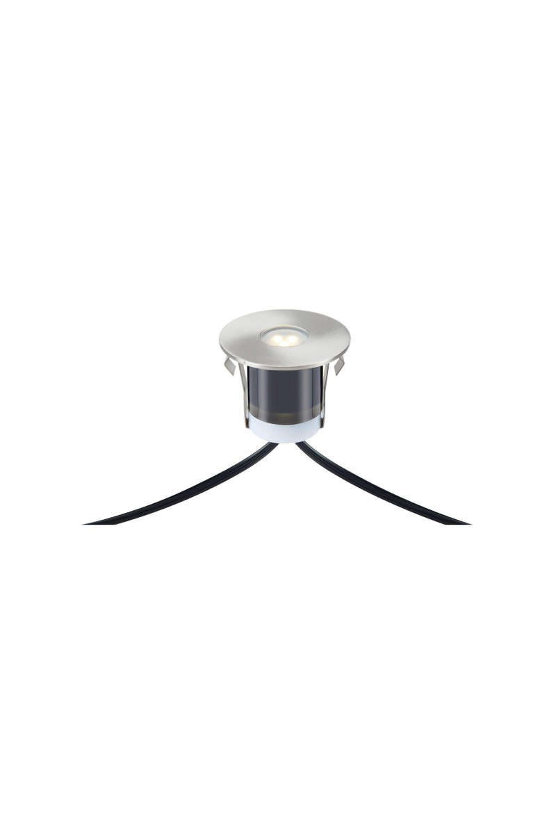 Terrasseneinbauspot 0,8W 3er-Pack Stahl Garden 24 Von Markslöjd - Garden 24 verf&uuml;gt &uuml;ber die Schutzart IP44 und ist f&uuml;r die Garten- und Au&szlig;enbeleuchtung geeignet, die Sie einfach installieren k&ouml;nnen.