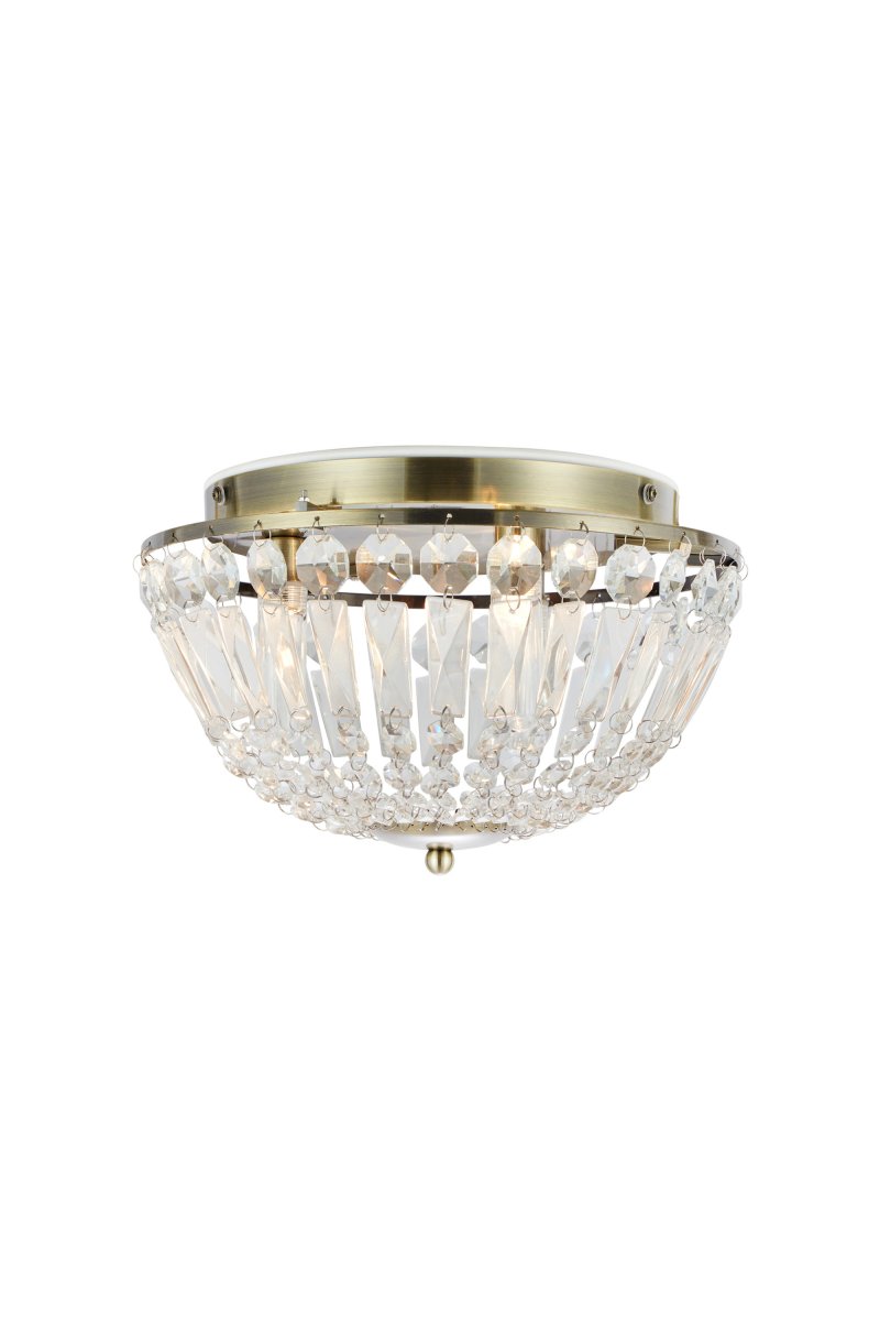 Estelle Ø30 Antikmessing badezimmerlampe Von Markslöjd - Elegante Deckenleuchte im Stil der Jahrhundertwende f&uuml;rs Badezimmer.