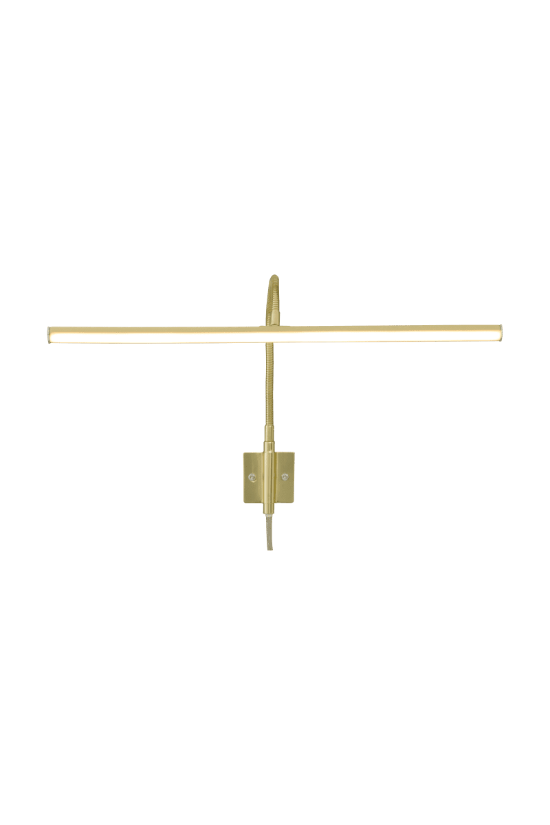 Miro 40cm Gold Von Aneta Lighting - Miro ist die perfekte Akzent- und Bildbeleuchtung aus goldlackiertem Metall.