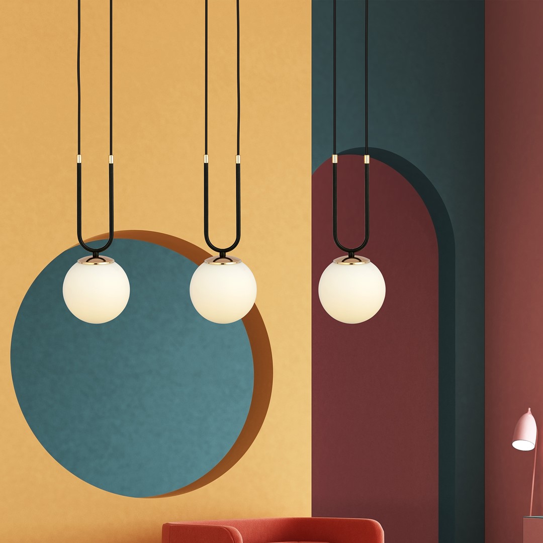 Glam 70cm Schwarz hängelampe Von Emibig Lighting - Sie verleihen dem Raum eine exklusive und stimmungsvolle Atmosph&auml;re und strahlen Eleganz und Raffinesse zugleich aus.