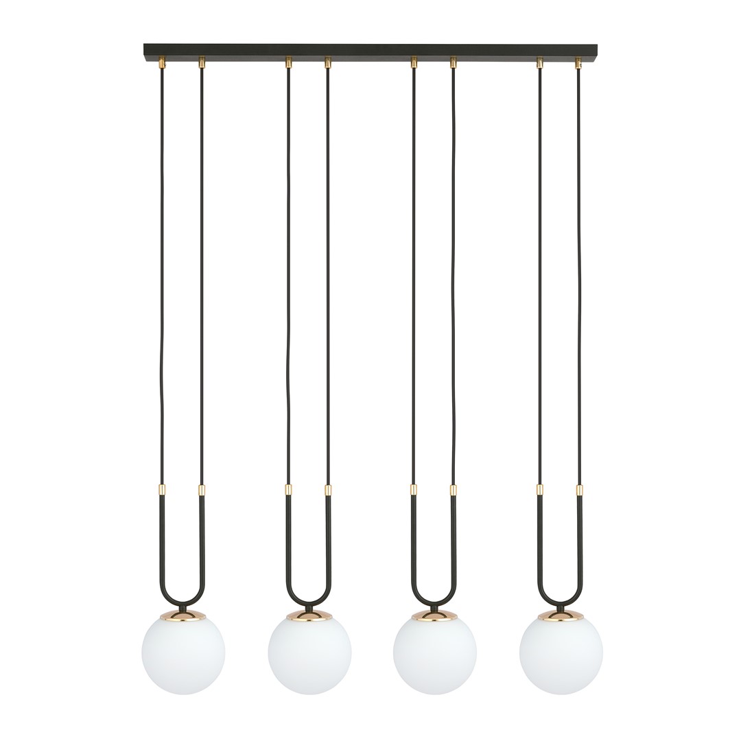 Glam 92cm Schwarz hängelampe Von Emibig Lighting - Sie verleihen dem Raum eine exklusive und stimmungsvolle Atmosph&auml;re und strahlen Eleganz und Raffinesse zugleich aus.