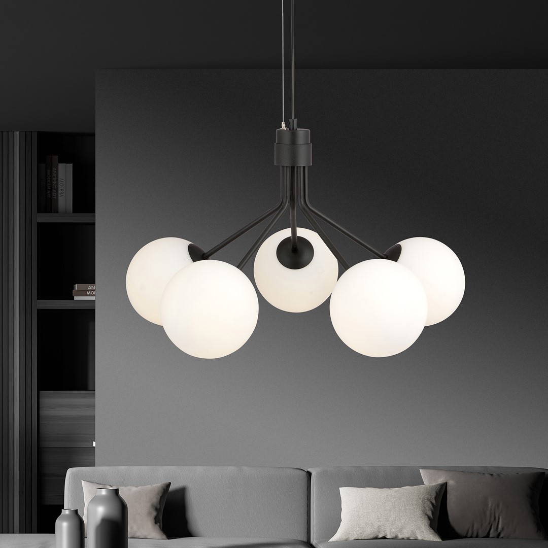 Nova Ø57 Weiß hängelampe Von Emibig Lighting - Nova ist eine Lampenserie, die sowohl in moderne als auch in traditionelle Innenr&auml;ume perfekt passt.