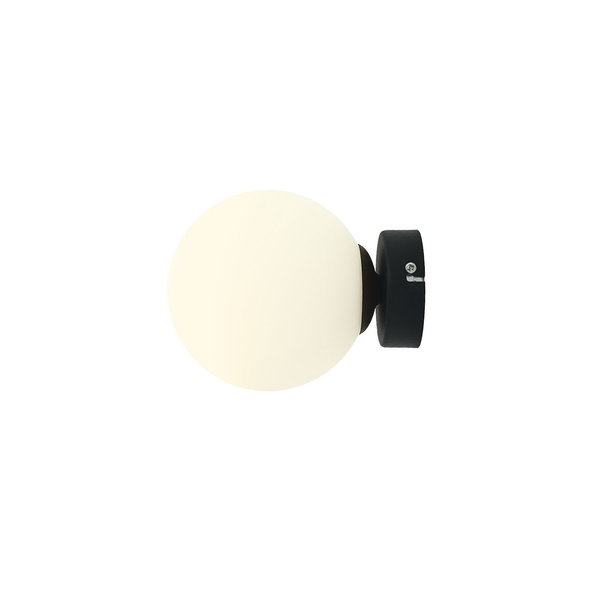 Ball Ø15 Schwarz wandlampe Von Artera - Mit seiner einfachen und stilvollen Kugelform sorgt es für ein sanftes, stimmungsvolles Licht, das in jedem Raum eine warme und einladende Atmosphäre schafft.