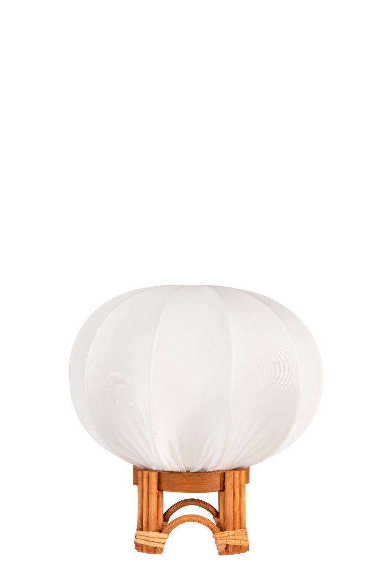 Fiji 26cm Natur tischlampe Von Globen Lighting - Der Stoff ist wasserabweisend, sodass die Lampe mit einem passenden Kabel auch im Außenbereich eingesetzt werden kann.