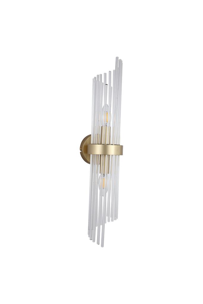 Lara 56cm Gold wandlampe Von Searchlight - Die Wandleuchte Lara ist ein elegantes und exklusives Interieur-Element, das Ihrem Zuhause einen Hauch von Luxus verleiht.