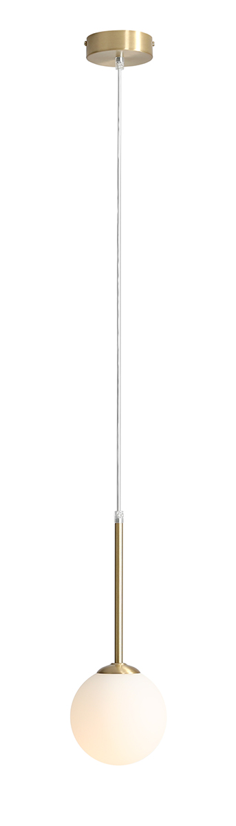 Bosso Ø14 Messing hängelampe Von Artera - Die Leuchte verbreitet ein sanftes und angenehmes Licht und eignet sich daher ideal für die Platzierung über dem Esstisch, im Flur oder Wohnzimmer.