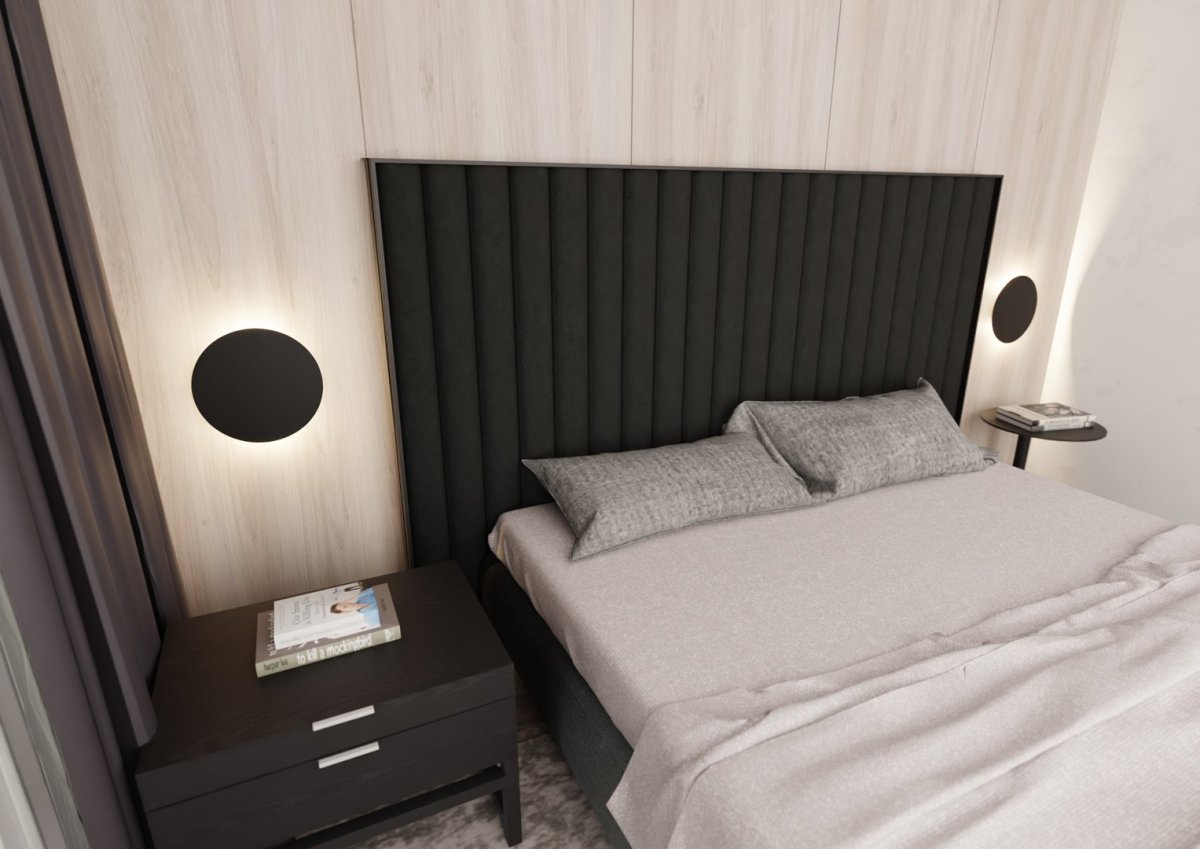 Form Ø30 Schwarz wandlampe Von Emibig Lighting - Form ist eine minimalistische Wandleuchte, die sich durch ihr einzigartiges Design auszeichnet.