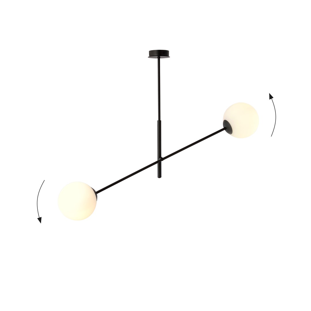 Linear 102cm Weiß hängelampe Von Emibig Lighting - Linear ist eine Bestseller-Serie moderner Deckenlampen, die sowohl in modernistische als auch in traditionellere Innenr&auml;ume perfekt passen.