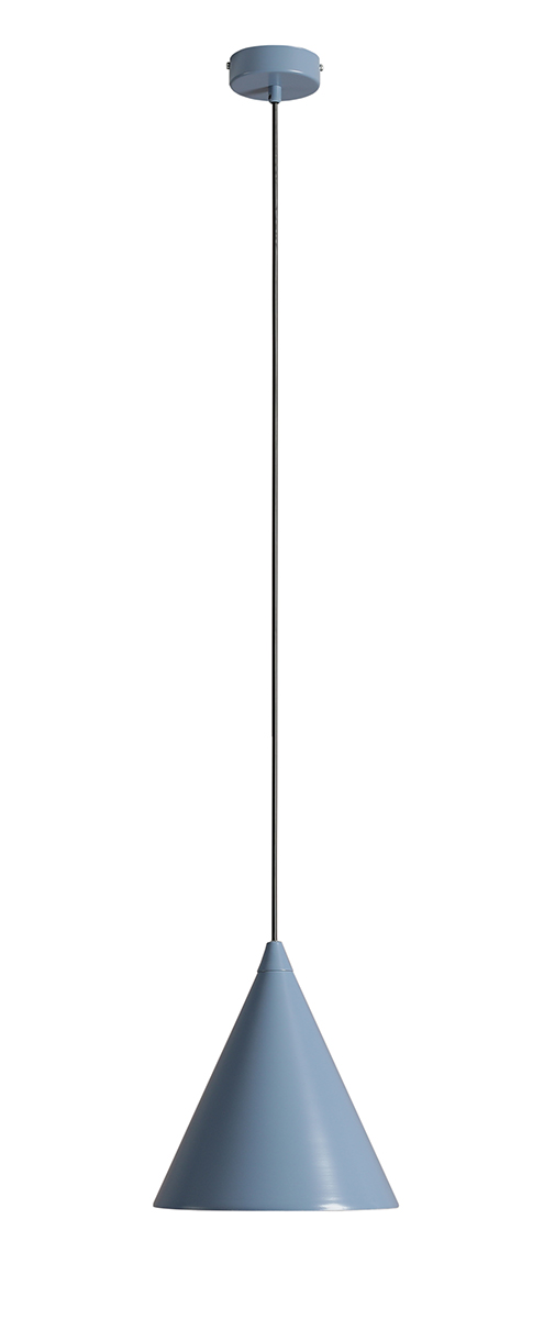 Form Ø24 Blau hängelampe Von Artera - Durch das zeitlose Design und die dezente Farbe fügt sich die Lampe problemlos in verschiedene Einrichtungsstile ein und verleiht dem Raum gleichzeitig ein anspruchsvolles und modernes Flair.