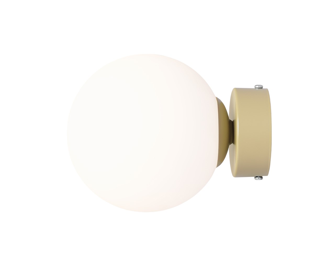Ball Ø15 Beige wandlampe Von Artera - Mit seiner einfachen und stilvollen Kugelform sorgt es für ein sanftes, stimmungsvolles Licht, das in jedem Raum eine warme und einladende Atmosphäre schafft.