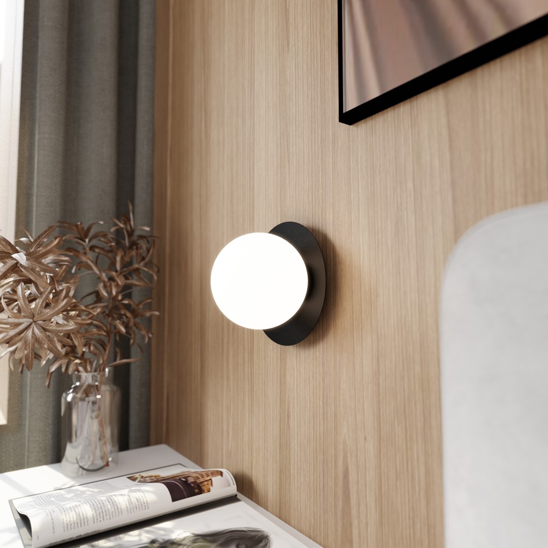 Oslo Ø20 Weiß wandlampe Von Emibig Lighting - Seine St&auml;rke liegt in der extrem langlebigen Form, dem k&uuml;hlen metallischen Ausdruck, den glatten Oberfl&auml;chen und einer einheitlichen Farbpalette &ndash; eine Kombination, die diejenigen anspricht, die Ordnung, Einfachheit und harmonische Formen sch&auml;tzen.