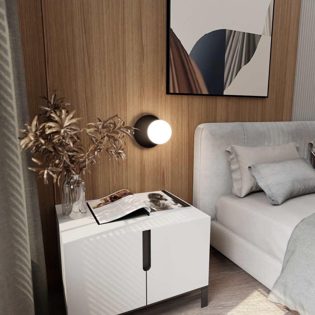 Oslo Ø20 Weiß wandlampe Von Emibig Lighting - Seine St&auml;rke liegt in der extrem langlebigen Form, dem k&uuml;hlen metallischen Ausdruck, den glatten Oberfl&auml;chen und einer einheitlichen Farbpalette &ndash; eine Kombination, die diejenigen anspricht, die Ordnung, Einfachheit und harmonische Formen sch&auml;tzen.