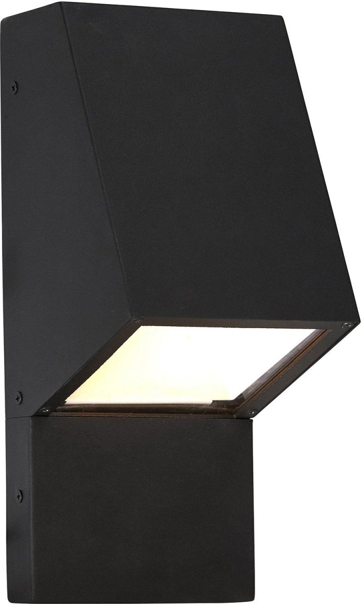 Luton Schwarz außenlampe Von PR Home - Geerdete 230-V-Leuchte der Klasse 1 f&uuml;r die feste Wandmontage.