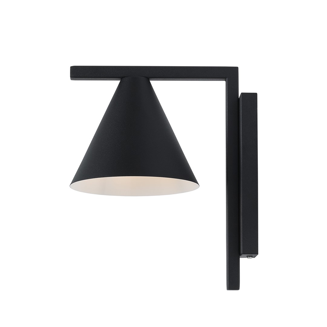 Form 23cm Schwarz wandlampe Von Artera - Durch das zeitlose Design und die dezente Farbe f&uuml;gt sich die Lampe problemlos in verschiedene Einrichtungsstile ein und verleiht dem Raum gleichzeitig ein anspruchsvolles und modernes Flair.