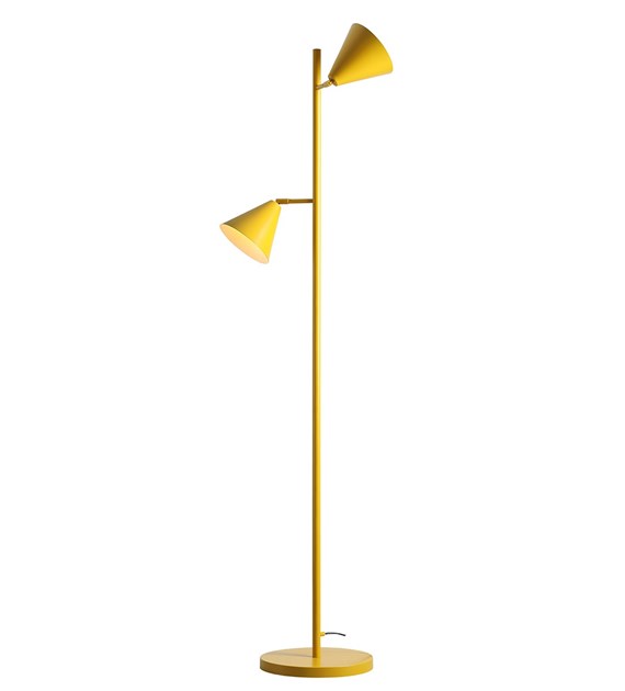 Form 2 Gelb stehlampe Von Artera - Dank des zeitlosen Designs und der dezenten Farbe fügt sich die Leuchte problemlos in verschiedene Einrichtungsstile ein und verleiht dem Raum gleichzeitig eine elegante und moderne Note.