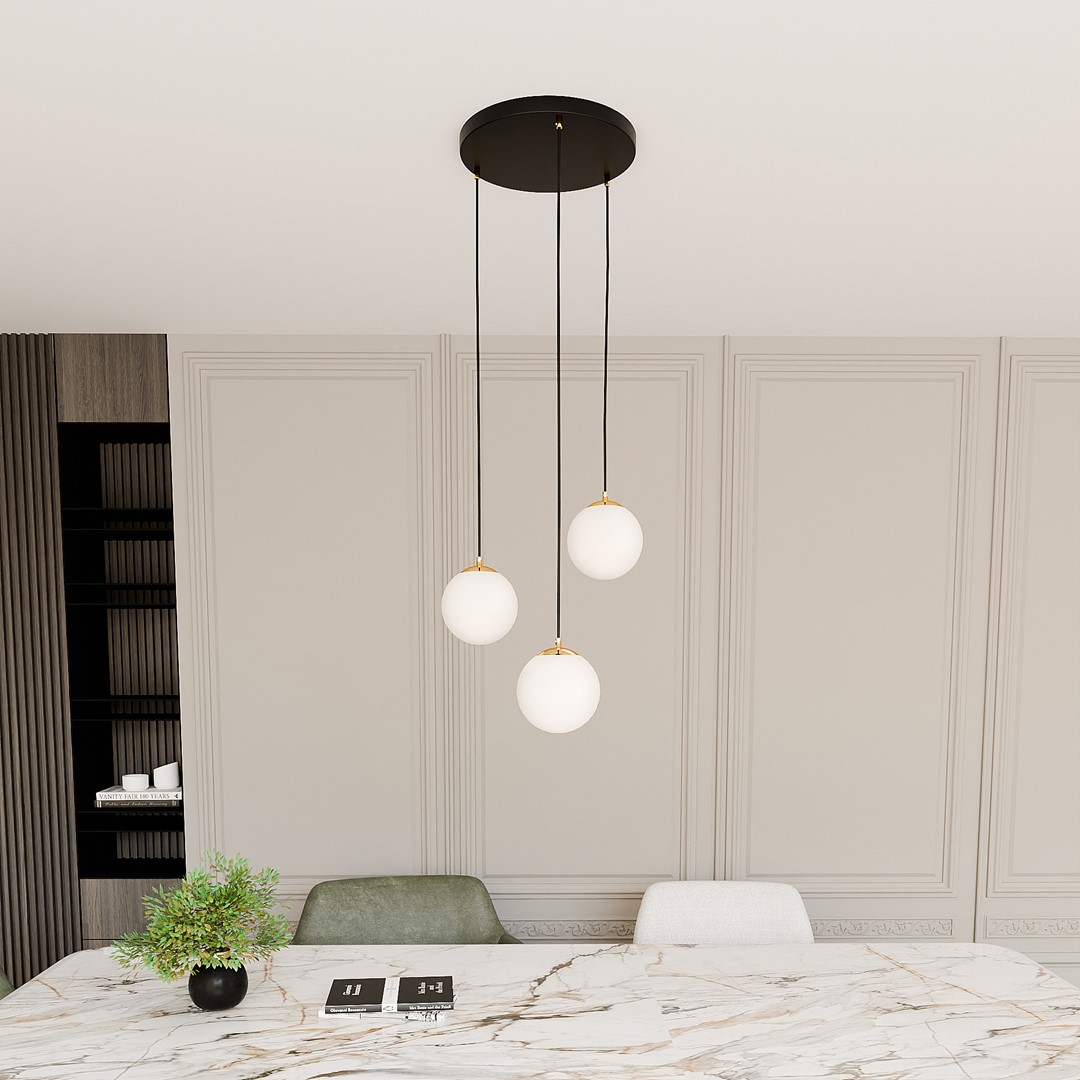 Royal Ø40 Schwarz hängelampe Von Emibig Lighting - Royal ist eine Serie minimalistischer Deckenlampen, die perfekt in moderne H&auml;user passen.
