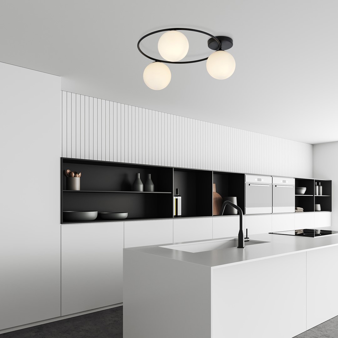 Sopra Ø47 Weiß deckenleuchte Von Emibig Lighting - Sopra wird aus Materialien h&ouml;chster Qualit&auml;t hergestellt und bietet nicht nur einen &auml;sthetischen Ausdruck, sondern auch Haltbarkeit und Stabilit&auml;t.