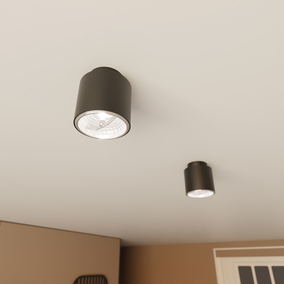 Nano Schwarz spotlight Von Emibig Lighting - 