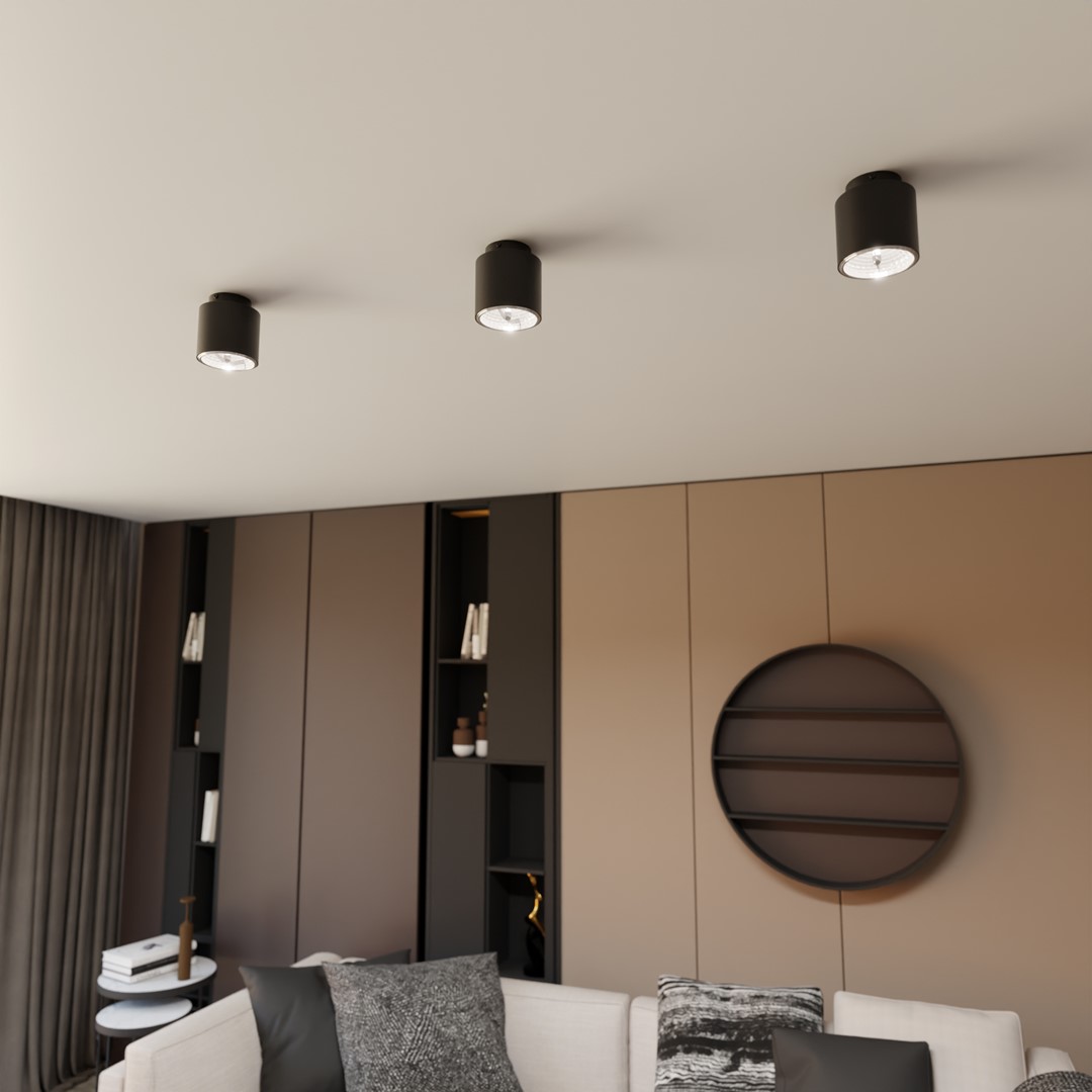 Nano Schwarz spotlight Von Emibig Lighting - 