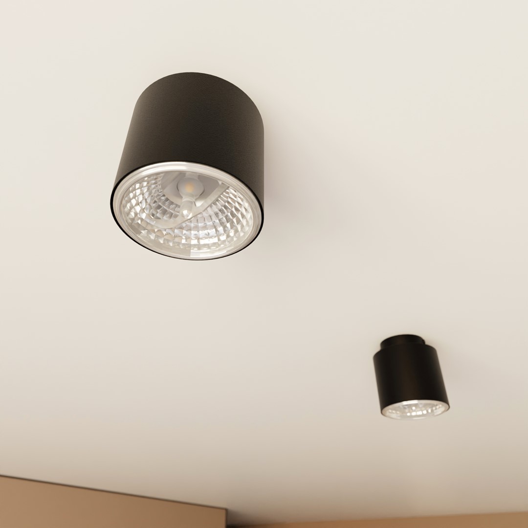 Nano Schwarz spotlight Von Emibig Lighting - 