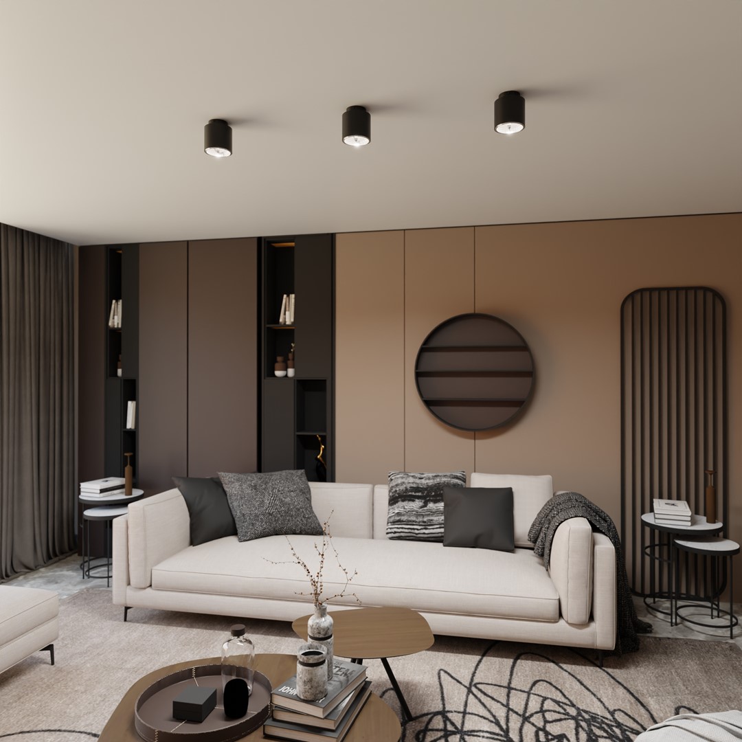 Nano Schwarz spotlight Von Emibig Lighting - 