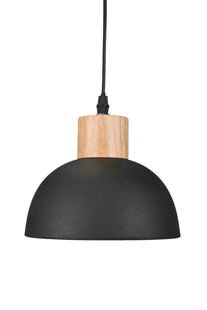 Zoombild von Paraply Ø18 Schwarz fensterlampe Von Pixie Design - Die Umbrella-Fensterlampe ist eine stilvolle schwarze Fensterlampe mit Holzdetails.
