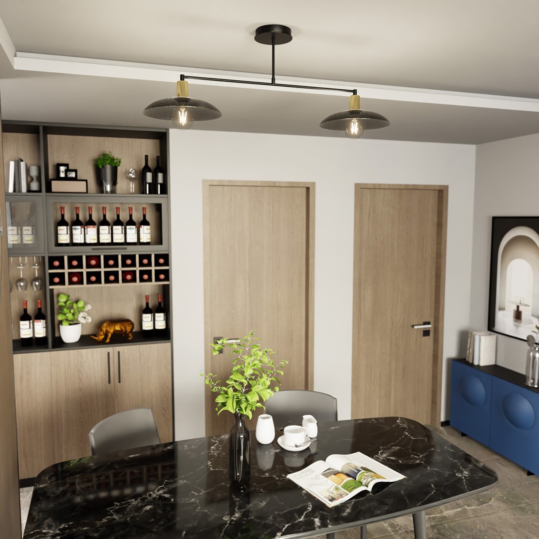 Spirit 100cm Schwarz deckenleuchte Von Emibig Lighting - Spirit erhellt nicht nur den Raum &ndash; es passt auch zum Stil.