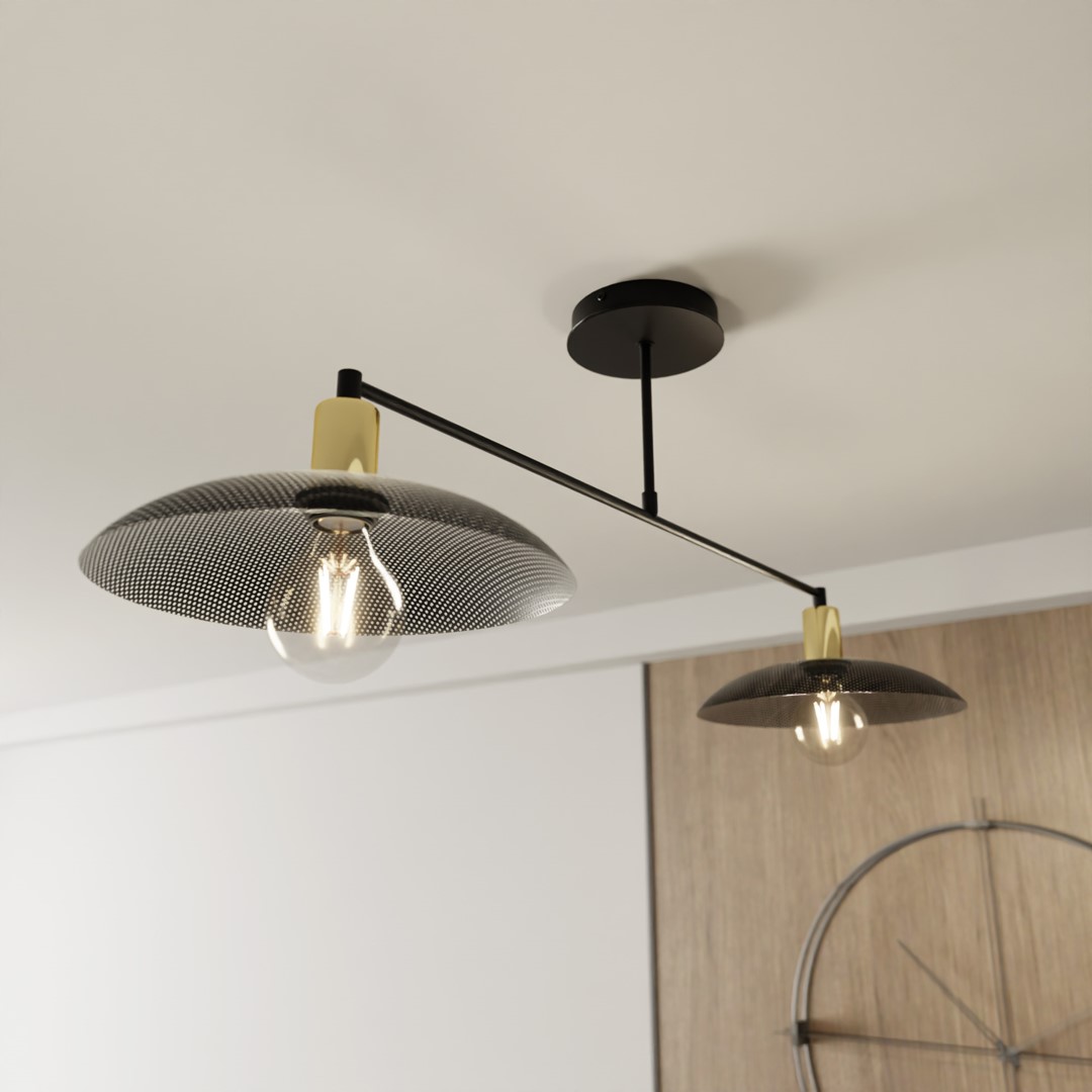 Spirit 100cm Schwarz deckenleuchte Von Emibig Lighting - Spirit erhellt nicht nur den Raum &ndash; es passt auch zum Stil.