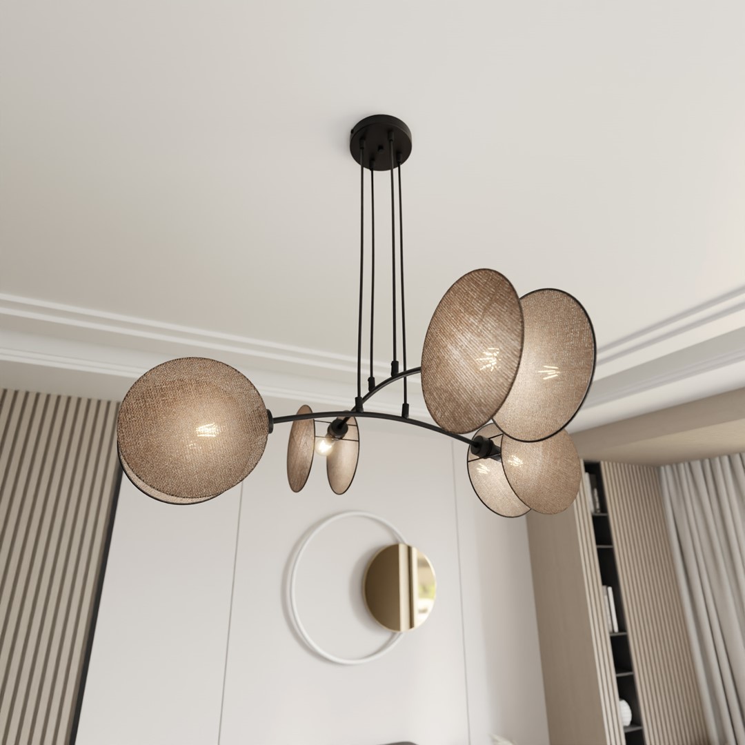 Motif 82cm Natur hängelampe Von Emibig Lighting - Durch die Kombination moderner Form und Funktion dienen die Lampen nicht nur als Beleuchtung &ndash; sondern auch als ausdrucksstarkes Gestaltungselement.