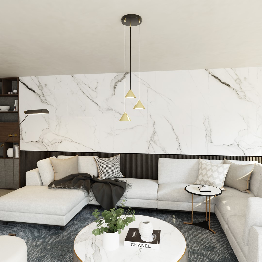 Elit Premium Ø20 Gold hängelampe Von Emibig Lighting - Elit ist eine einzigartige Leuchte mit modernem und minimalistischem Design.