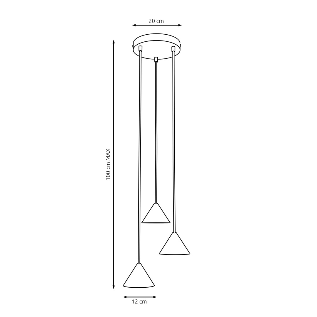 Elit Premium Ø20 Gold hängelampe Von Emibig Lighting - Elit ist eine einzigartige Leuchte mit modernem und minimalistischem Design.