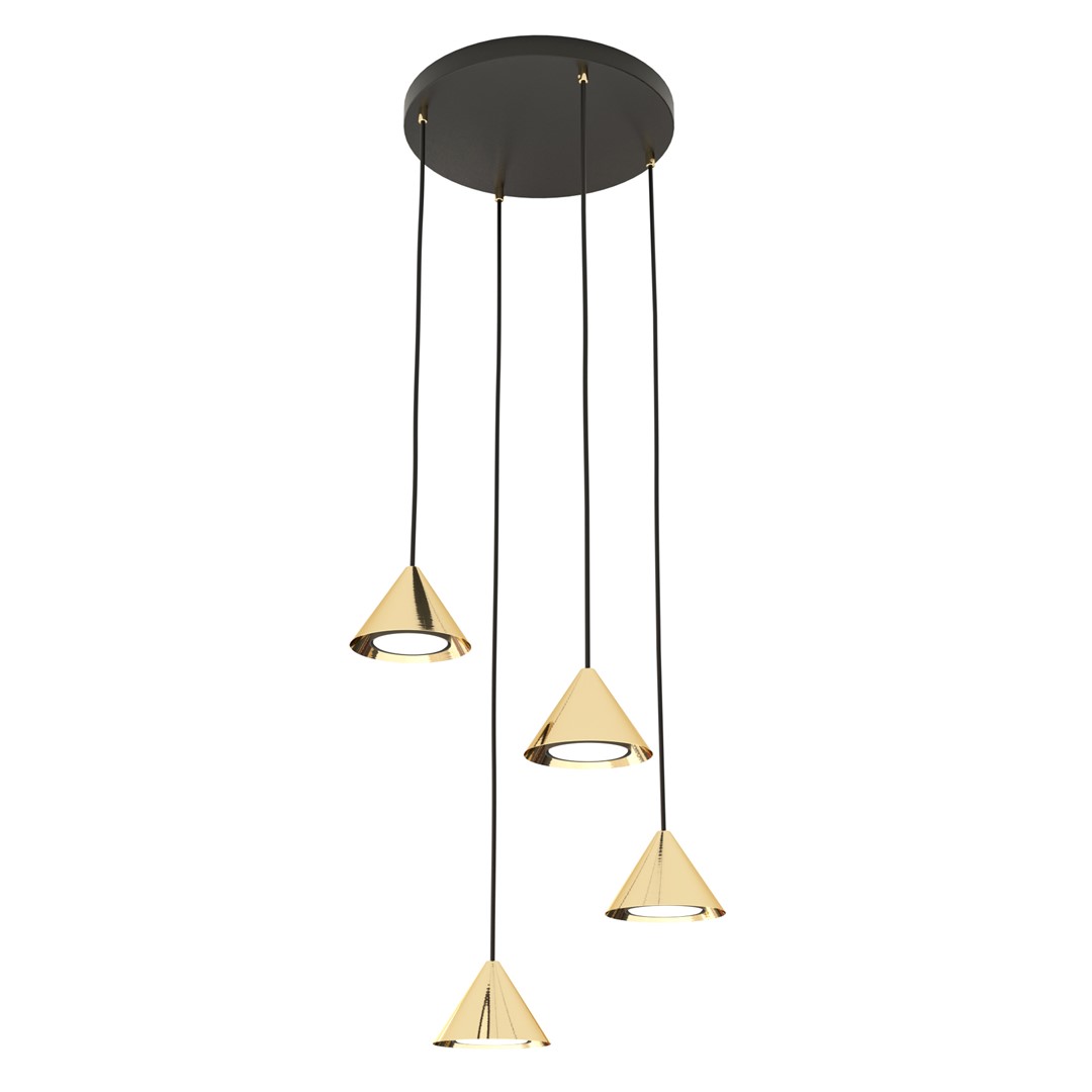 Elit Premium Ø30 Gold hängelampe Von Emibig Lighting - Elit ist eine einzigartige Leuchte mit modernem und minimalistischem Design.