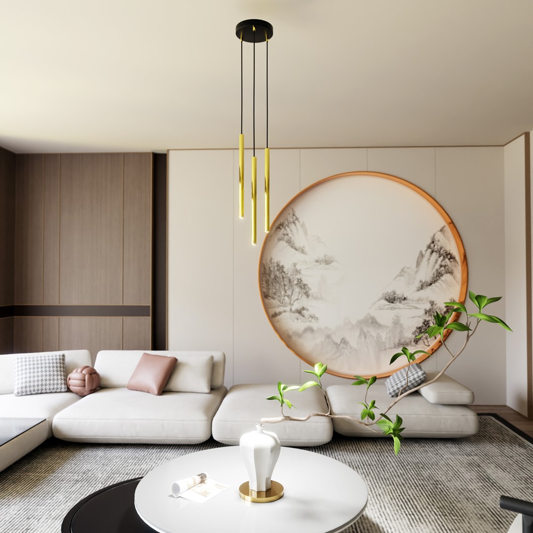 Selter Ø20 Gold hängelampe Von Emibig Lighting - Die Selter-Serie ist eine ausgezeichnete Wahl f&uuml;r alle, die ihrem Zuhause anspruchsvollen Charme und subtilen Glamour verleihen m&ouml;chten.