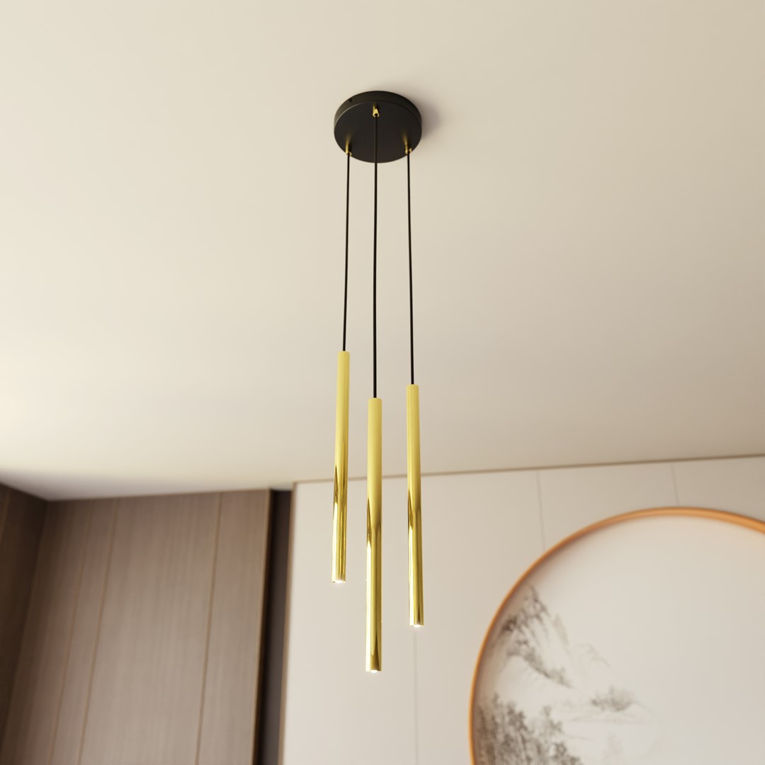 Selter Ø20 Gold hängelampe Von Emibig Lighting - Die Selter-Serie ist eine ausgezeichnete Wahl f&uuml;r alle, die ihrem Zuhause anspruchsvollen Charme und subtilen Glamour verleihen m&ouml;chten.