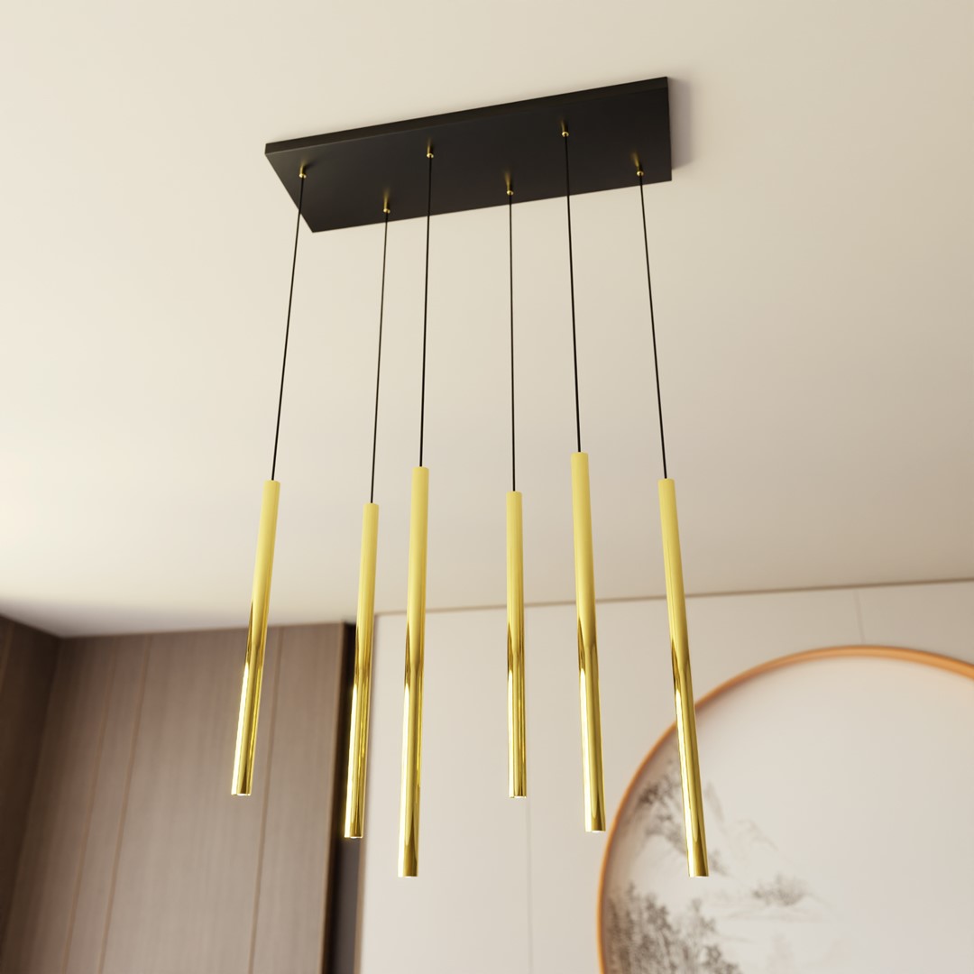 Selter 70cm Gold hängelampe Von Emibig Lighting - Die Selter-Serie ist eine ausgezeichnete Wahl f&uuml;r alle, die ihrem Zuhause anspruchsvollen Charme und subtilen Glamour verleihen m&ouml;chten.
