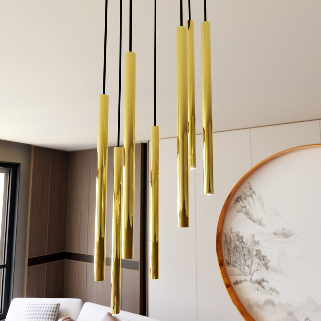 Selter Ø30 Gold hängelampe Von Emibig Lighting - Die Selter-Serie ist eine ausgezeichnete Wahl f&uuml;r alle, die ihrem Zuhause anspruchsvollen Charme und subtilen Glamour verleihen m&ouml;chten.
