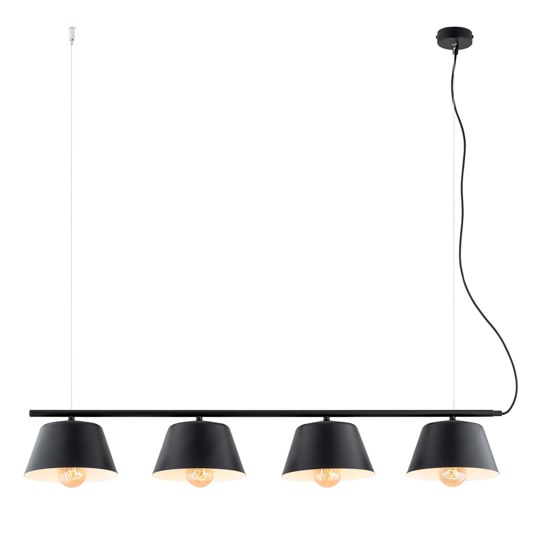 Gelato 100cm Schwarz hängelampe Von Emibig Lighting - Gelato ist eine Beleuchtung, die pers&ouml;nlichen Stil zum Ausdruck bringt und jeden Raum erg&auml;nzt.