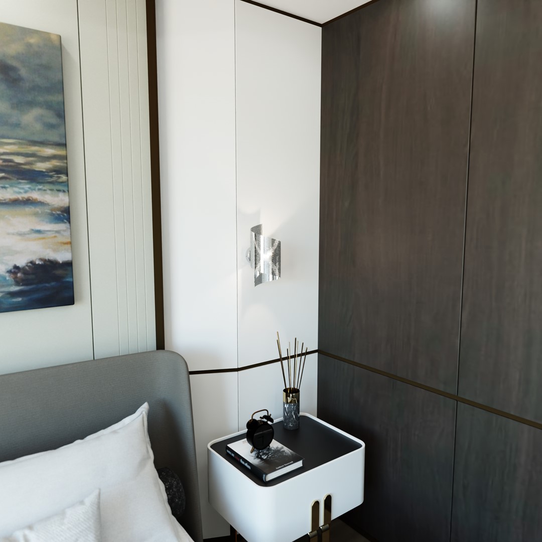 Spiral 30cm Chrom wandlampe Von Emibig Lighting - Perfekt zur Beleuchtung von Treppen, Fluren und Dielen, aber auch als stimmungsvolle Zusatzbeleuchtung im Wohn- oder Schlafzimmer.