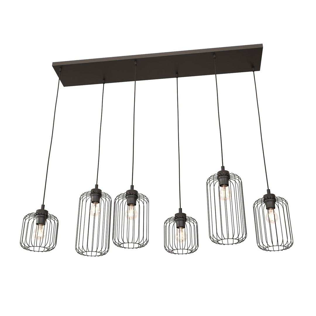 Vander 115cm Schwarz hängelampe Von Emibig Lighting - Vander &ndash; eine perfekte Kombination aus industriellem und elegantem Design.